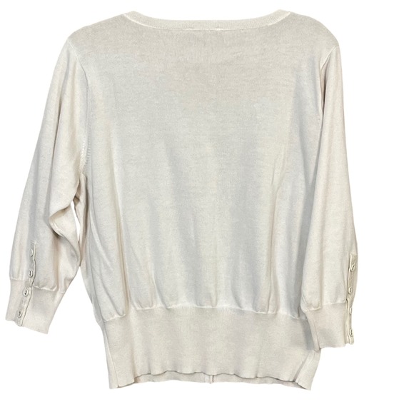 NY Collection‎ Embroidered Twee coquette Floral Button Front Cardigan Size 1X - Picture 3 of 4